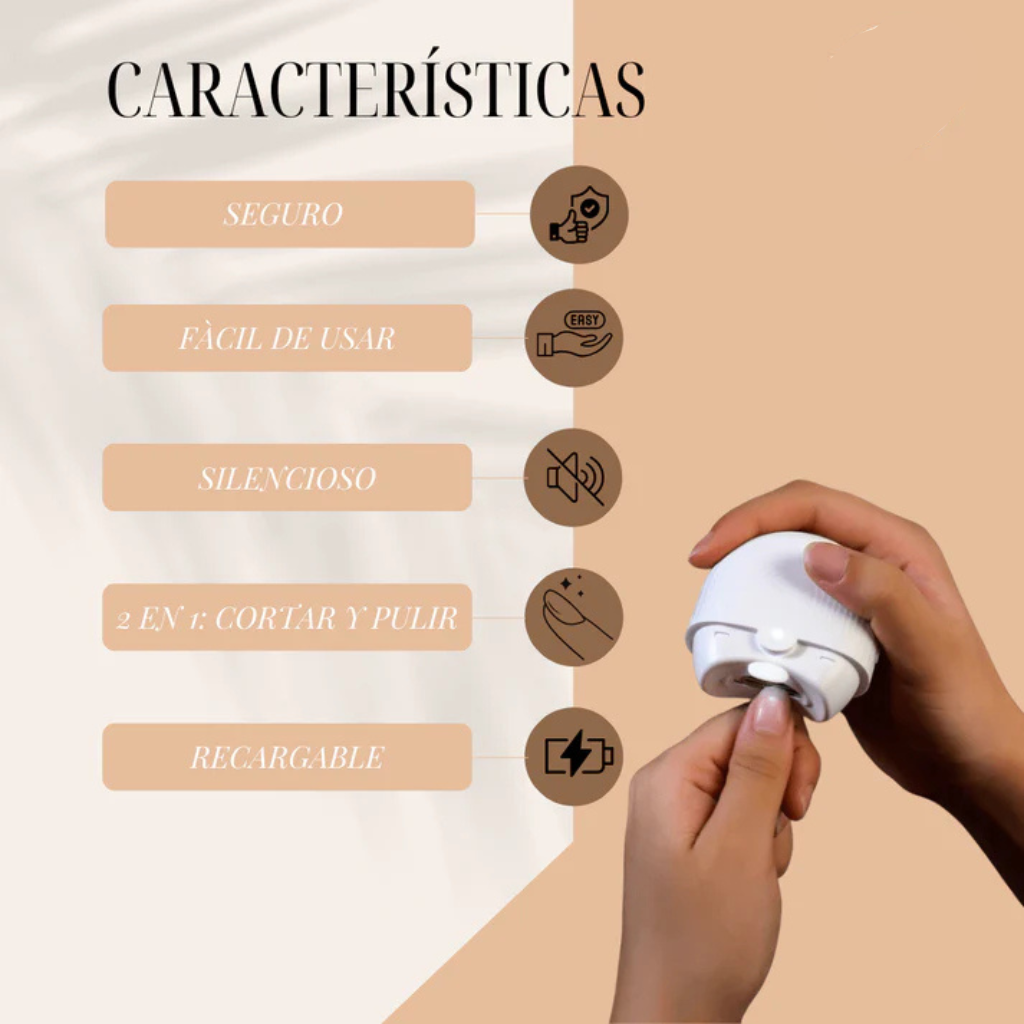 Corta uñas eléctrico