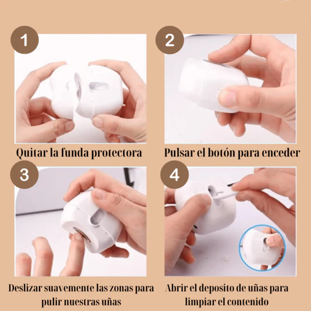 Corta uñas eléctrico